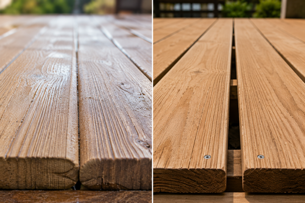 deck board expansion and contraction